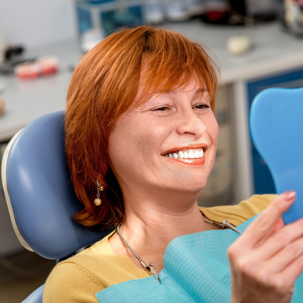 dental implant end result