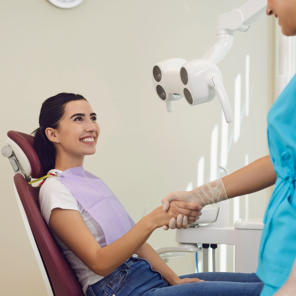 Wisdom Tooth Removal in Seattle, WA happy woman after wisdom teeth extraction